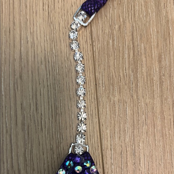 Purple Rhinestone Bikini Set - Picture 9 of 17